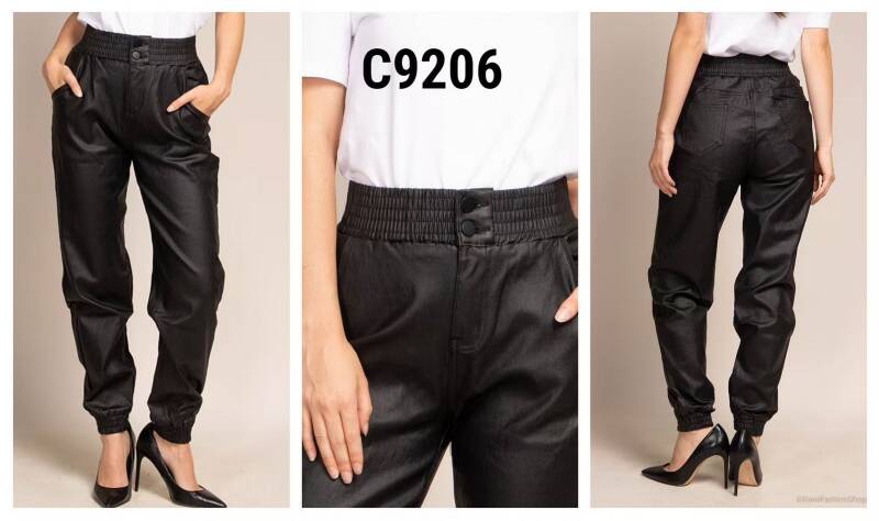 Spodnie skórzane damskie Roz XS-XL, 1 Kolor Paczka 10 szt